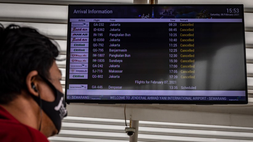 Erupsi Gunung Anak Krakatau, 11 Penerbangan di Bandara Ahmad Yani Semarang Dibatalkan
