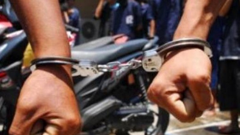 Aksinya Terekam CCTV, 4 Komplotan Pencuri Motor di Batam Ditangkap