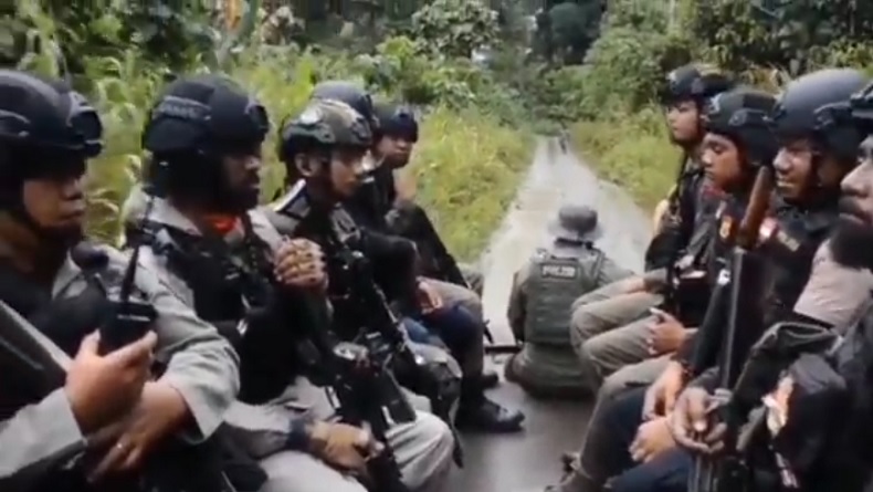 Baku Tembak di Dekai Tewaskan 4 Anggota KKB, Satgas Tangkap 6 Orang Simpatisan