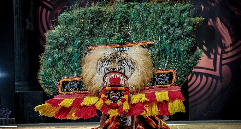 Atraksi Pertunjukan Reog Ponorogo Ramaikan Festival Indonesia di Jepang