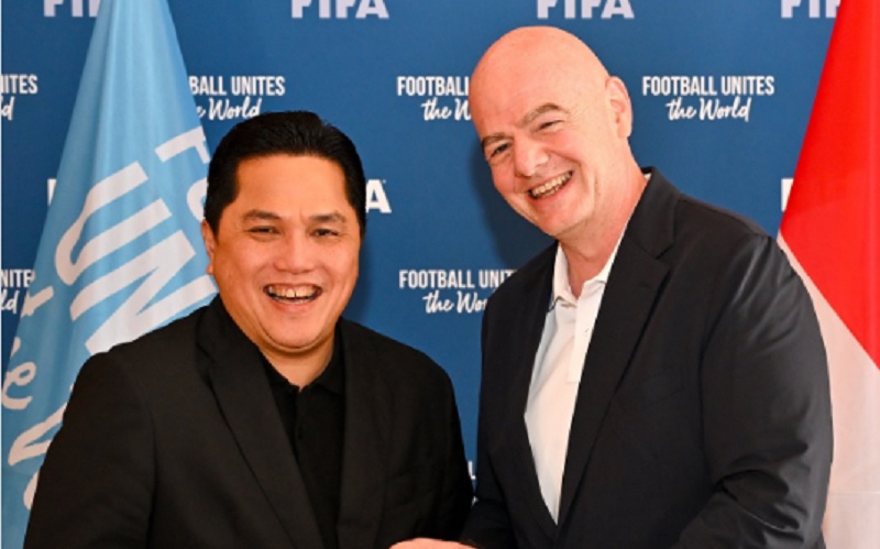Alasan Erick Thohir Dukung Penjualan Hak Komersial Piala Dunia, Demi Sepak Bola Indonesia