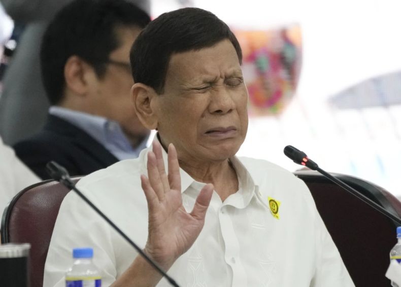 Pengadilan Kriminal Internasional Bekukan Uang Eks Presiden Filipina Duterte