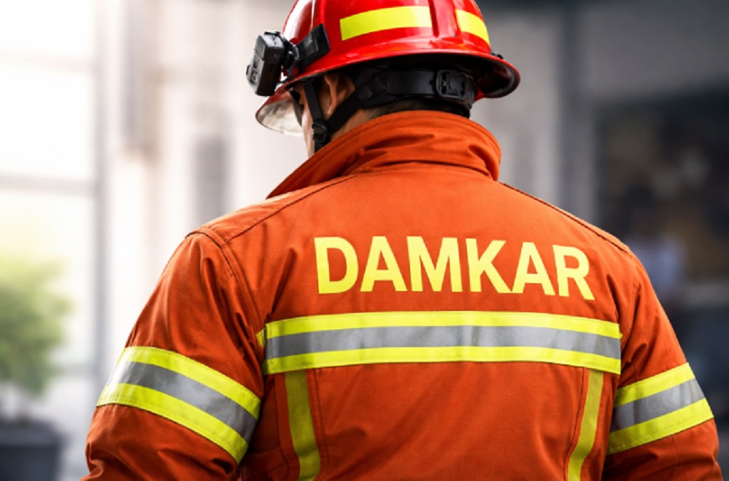Petugas Damkar DKI Meninggal saat Padamkan Kebakaran TPS di Jaktim