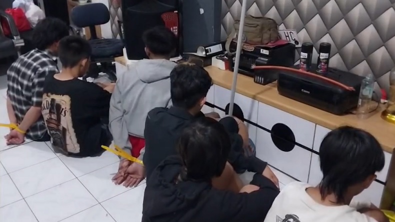 Prostitusi Online di Hotel Manado Berujung Pengeroyokan dan Penikaman, 16 Orang Ditangkap