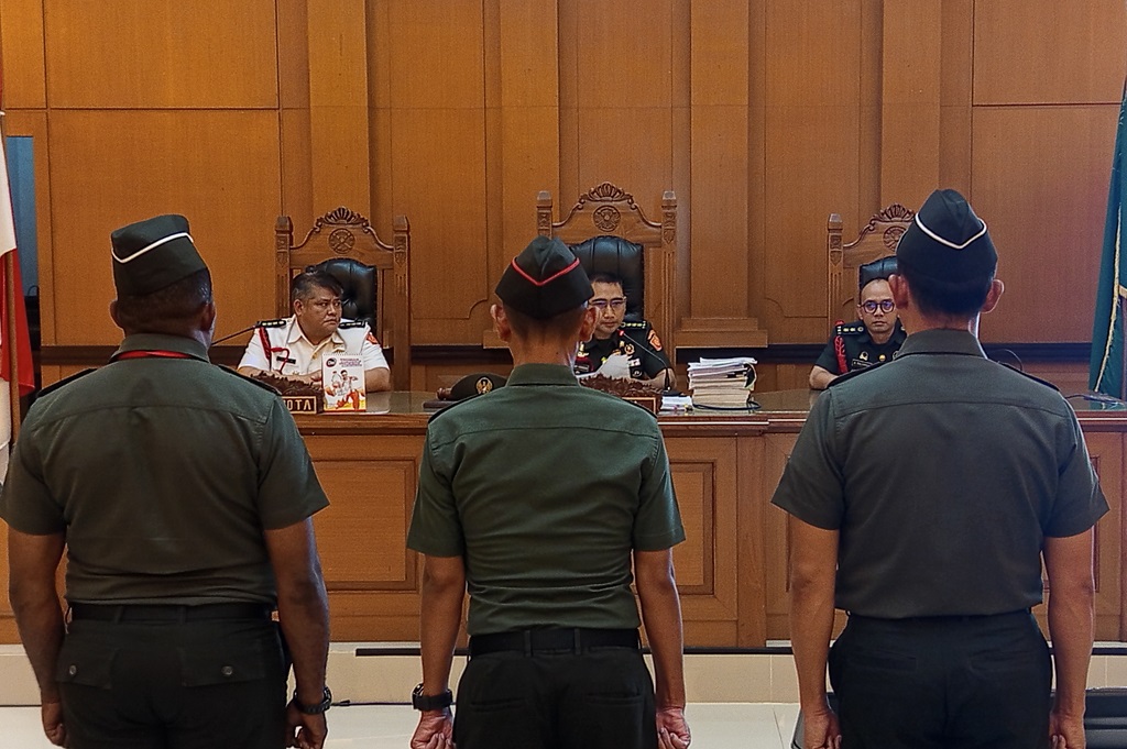 Tok! 3 Oknum TNI Divonis 1 hingga 13 Tahun Penjara terkait Penculikan-Pembunuhan Kacab Bank BUMN