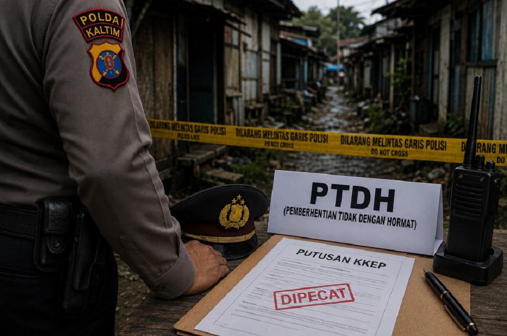 Polda Kaltim Pecat Bripka Dedy, Sniper yang Lindungi Kampung Narkoba Samarinda