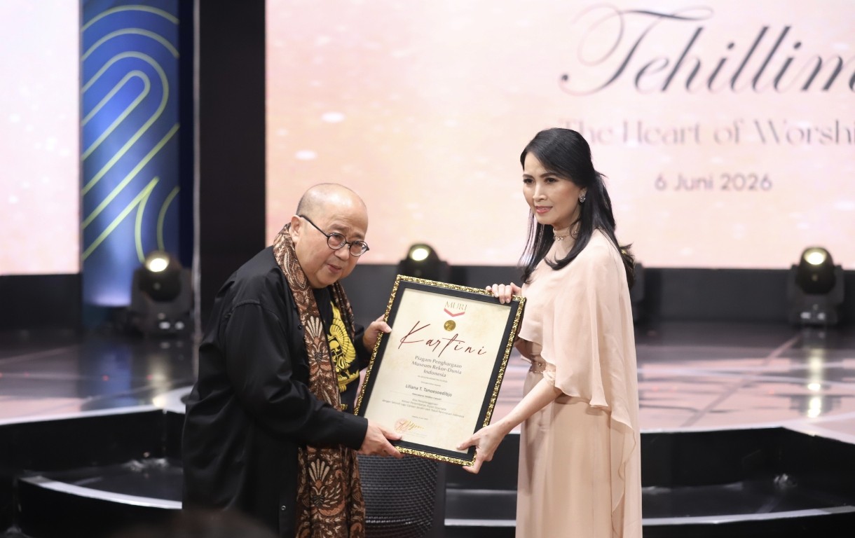 Kagumi Konser Tehillim - The Heart of Worship yang Digagas Liliana Tanoesoedibjo, Jaya Suprana Berikan Penghargaan MURI