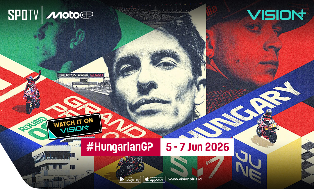 Jadwal dan Link Live Streaming MotoGP Hungaria 2026: Saksikan di VISION+