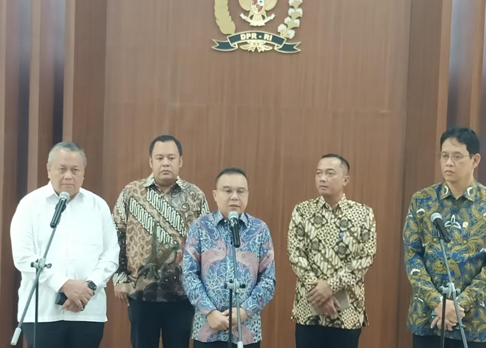 Bertemu Gubernur BI dan Menkeu, Dasco: Evaluasi Perkembangan Ekonomi