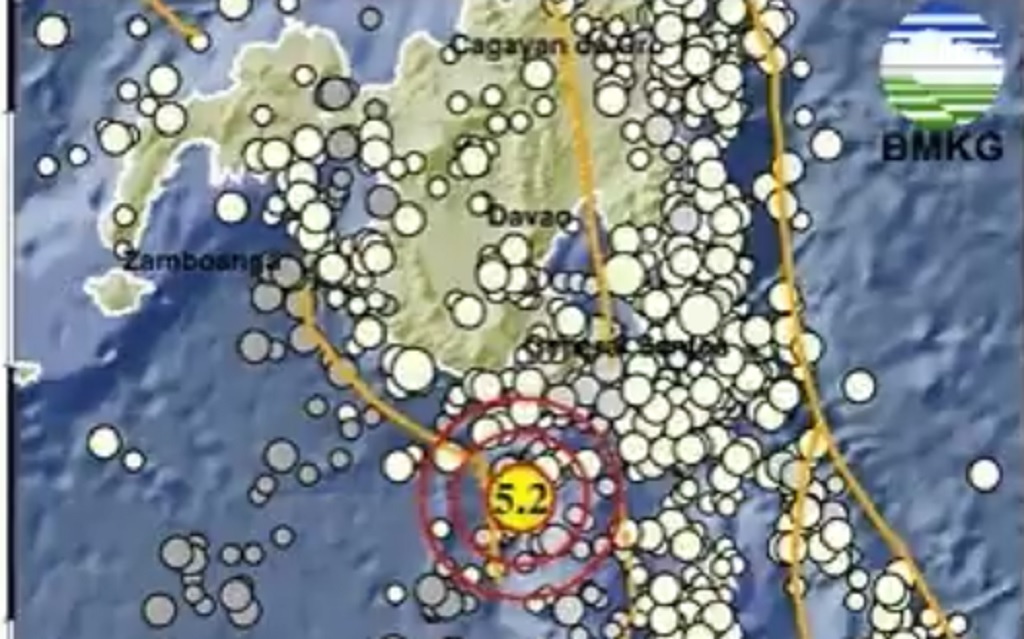 Gempa Hari Ini M 5,2 Guncang Tahuna Sulut, Berpusat di Laut