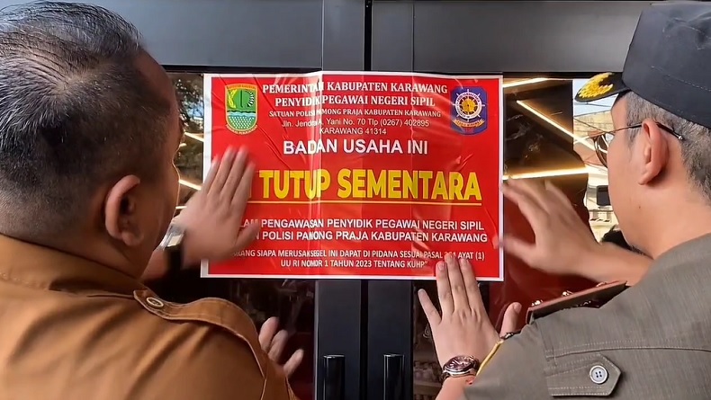Tempat Hiburan Malam di Karawang Ditutup Sementara Usai Viral Video Pesta Gay
