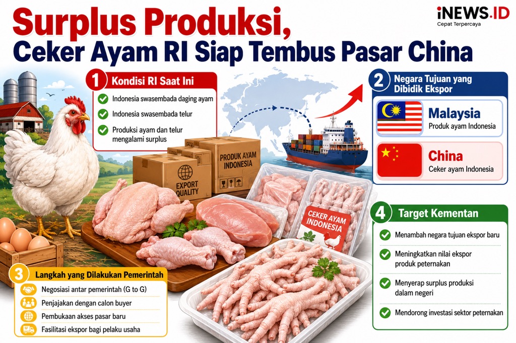 Surplus Produksi, Ceker Ayam RI Siap Diekspor ke China