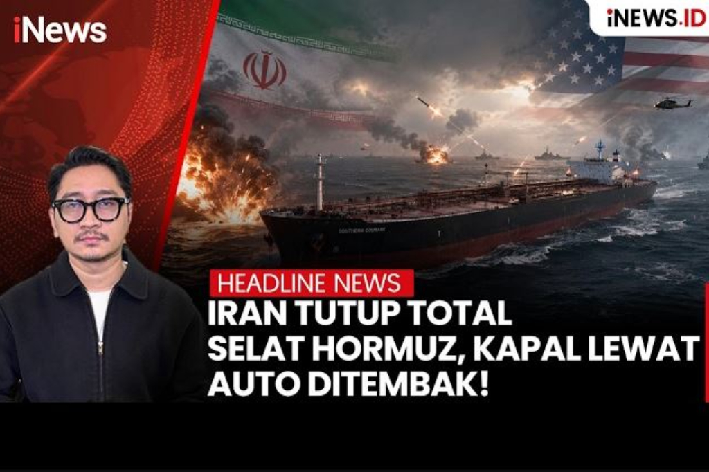 Iran Tutup Selat Hormuz, Kapal Lewat Auto Ditembak!