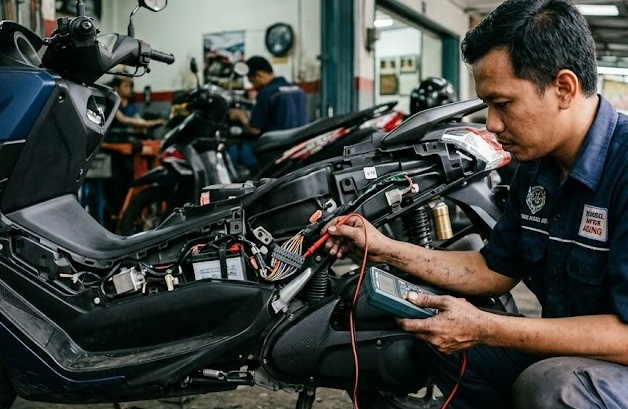 Masalah Kelistrikan Sering Terjadi pada Motor, Kenali Tandanya Sebelum Terlambat