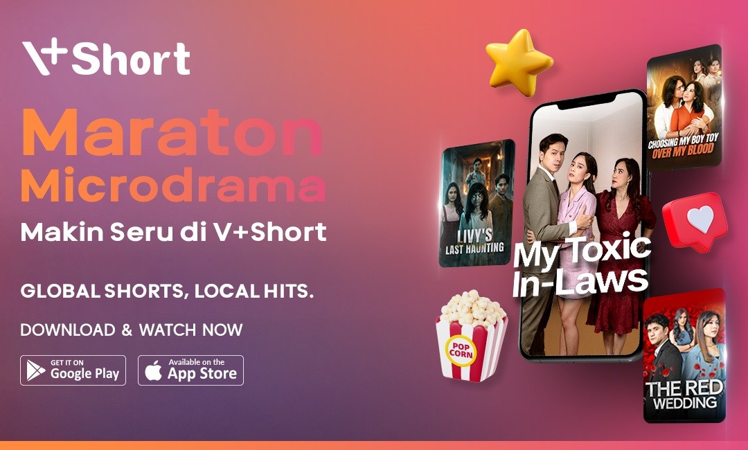 Maraton Microdrama Makin Seru di V+Short, Simak Rekomendasinya!