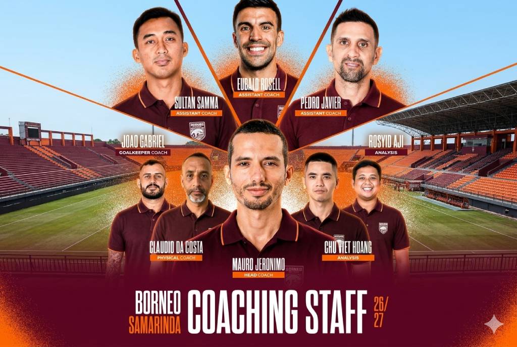 Borneo FC Tunjuk Mauro Jeronimo Jadi Pelatih Baru, Pesut Etam Bongkar Skuad Besar-besaran