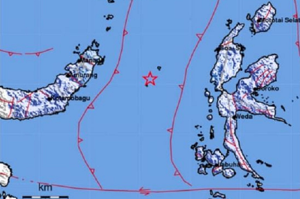 Gempa M5,1 Guncang Bitung Sulut, BMKG Pastikan Tak Berpotensi Tsunami