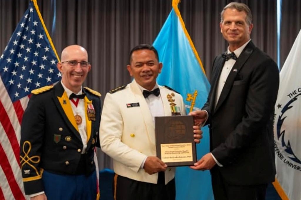 Hebat, Perwira Marinir TNI AL Raih 3 Penghargaan Bergengsi di Amerika Serikat