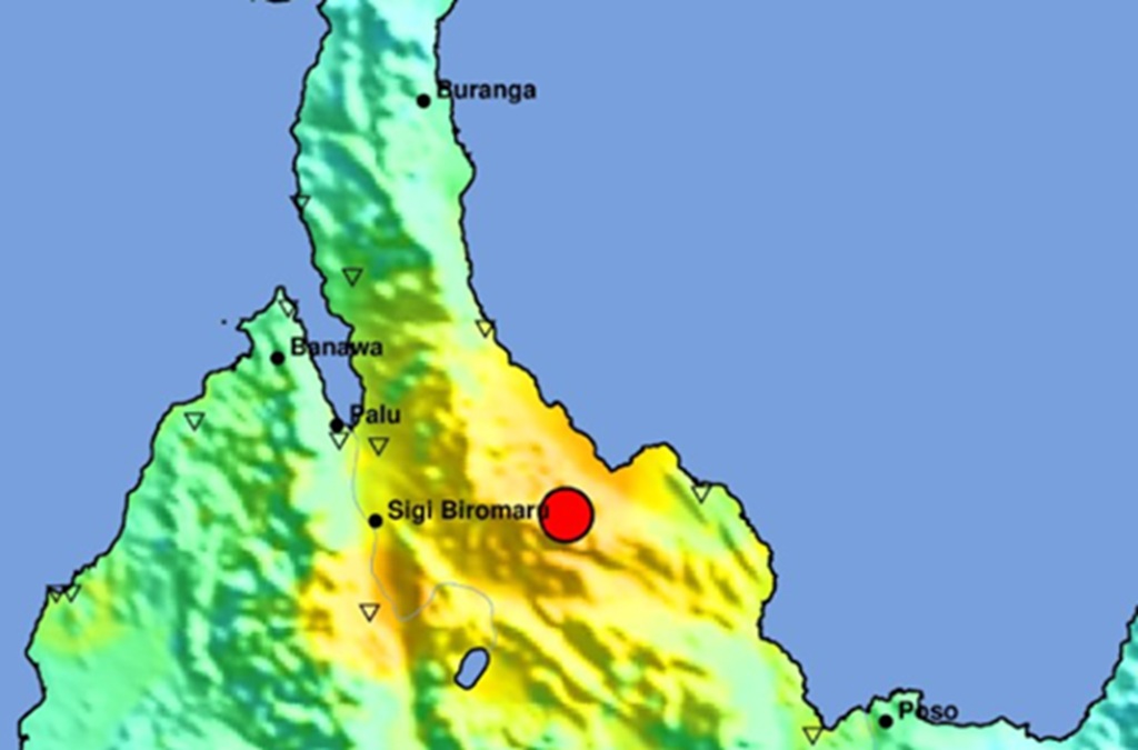 BMKG: 9 Gempa Susulan Guncang Palu Sulteng, Terbesar M5,1