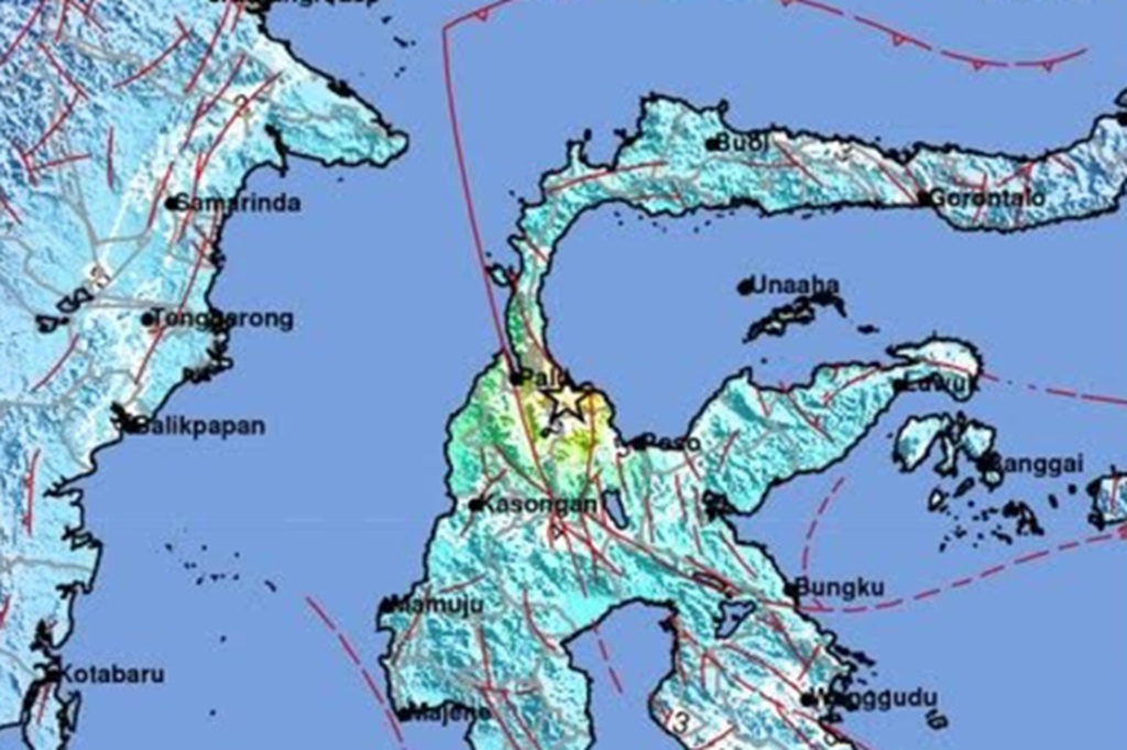 Gempa M6,7 Guncang Palu, BMKG: Dipicu Aktivitas Sesar Aktif