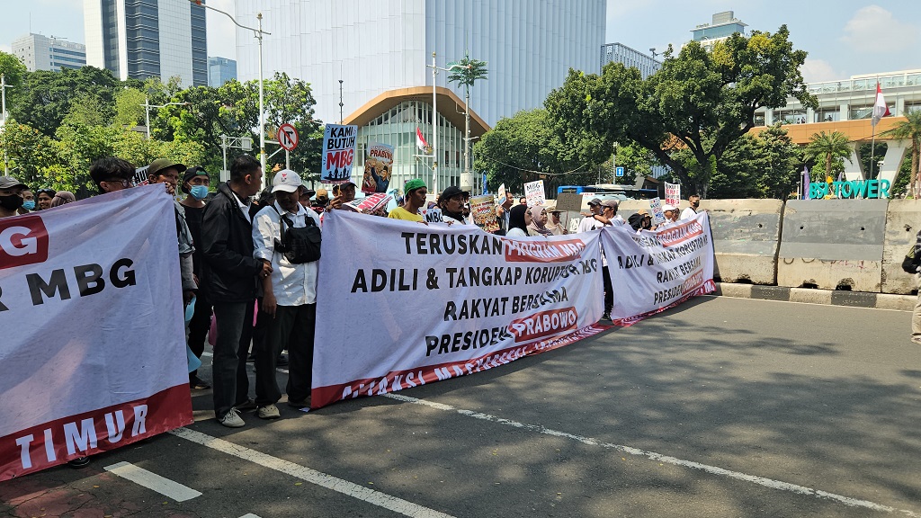 Ada 2 Aksi Demonstrasi, Jalan Medan Merdeka Selatan Ditutup Sementara