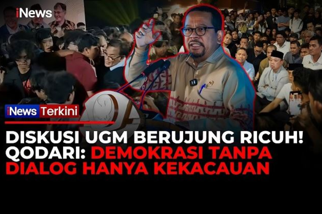 Viral Diskusi di UGM Berujung Ricuh, Qodari: Tanpa Dialog Bukan Demokrasi!