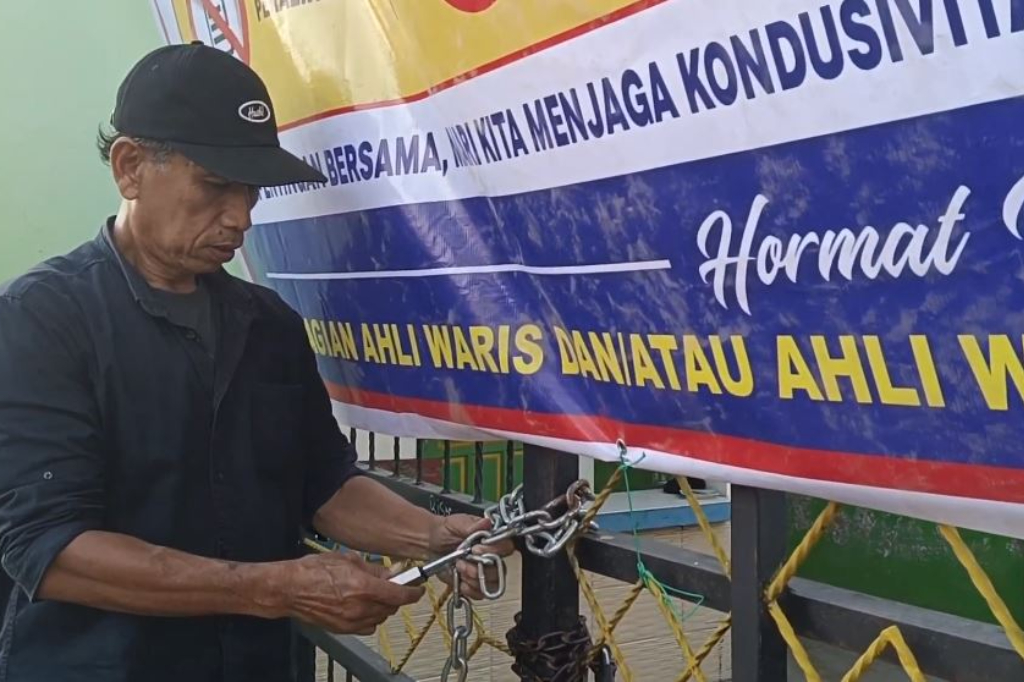 Sengketa Lahan SMP-SMK Muhammadiyah Bungoro Pangkep, Ahli Waris Segel Sekolah