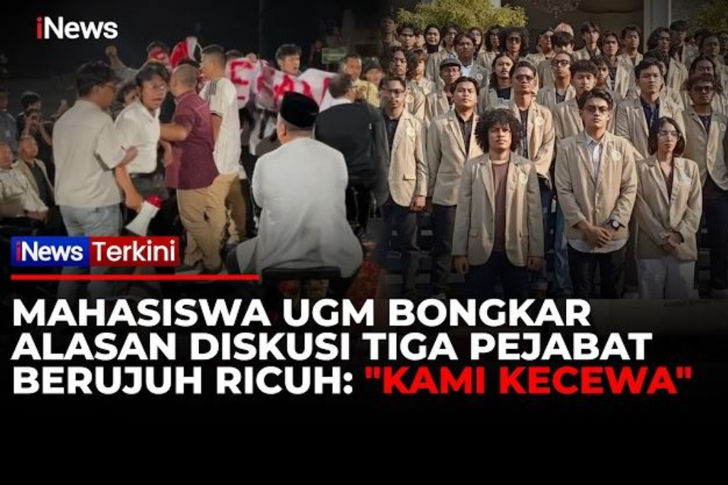 Ricuh Diskusi Pejabat di UGM Terungkap! Mahasiswa: Bentuk Ekspresi Kekecewaan