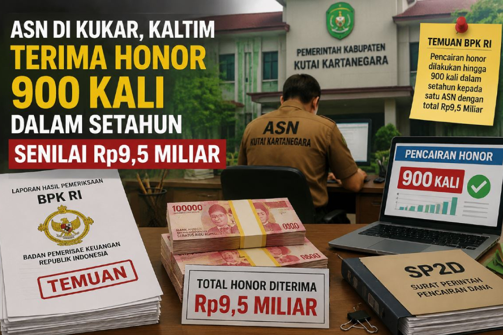 Wow! Bupati Kukar Ungkap Ada ASN Terima Honor 900 Kali dalam Setahun Senilai Rp9,5 Miliar