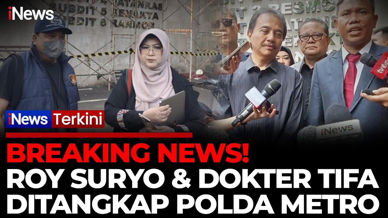 Breaking News: Roy Suryo dan Dokter Tifa Ditangkap Penyidik Polda Metro Jaya