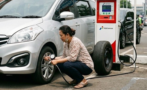 Isi Angin Ban Depan dan Belakang Mana Harus Lebih Tinggi? Ini Jawabannya