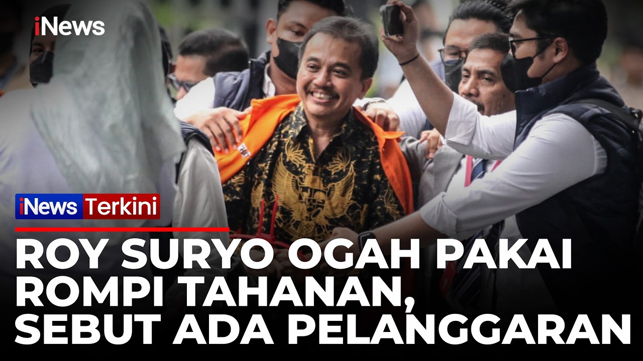 Detik-Detik Roy Suryo Tolak Rompi Tahanan, Sempat Adu Argumen dengan Polisi Saat Pelimpahan
