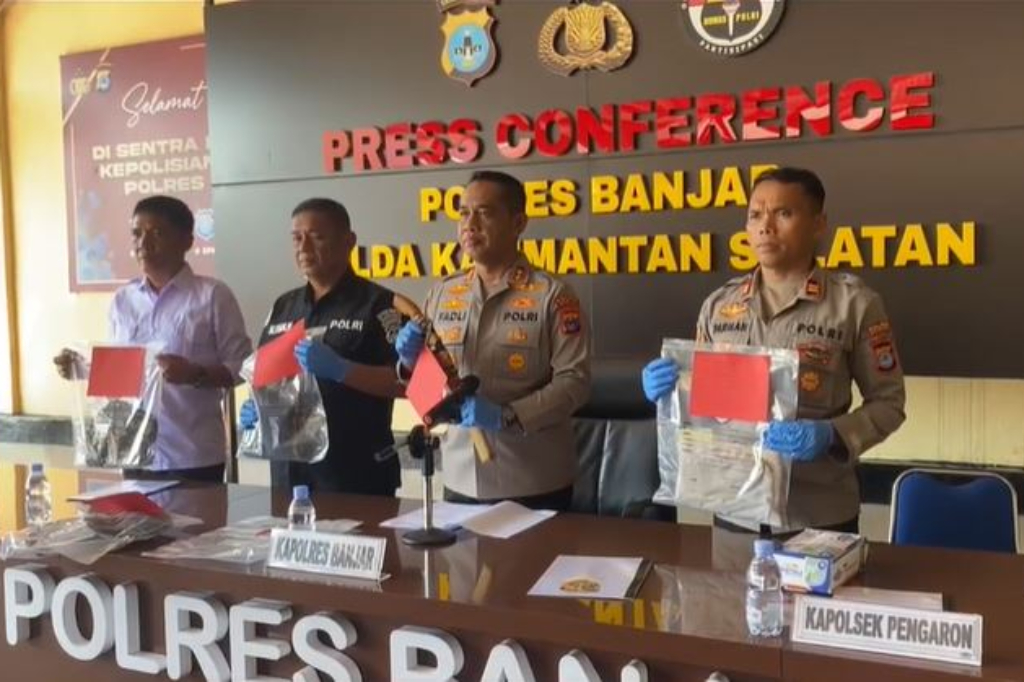 Tersinggung! Pria di Banjar Kalsel Tebas Leher Wanita hingga Hampir Putus
