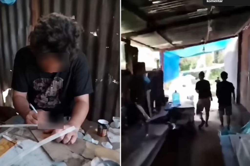 Viral Emak-Emak Seorang Diri Berani Rekam Lapak Diduga Bandar Sabu di Labura
