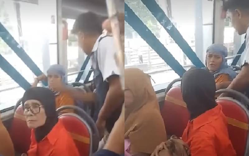 Heboh Emak-Emak Disebut Nyopet di Bus Transjakarta, Begini Faktanya