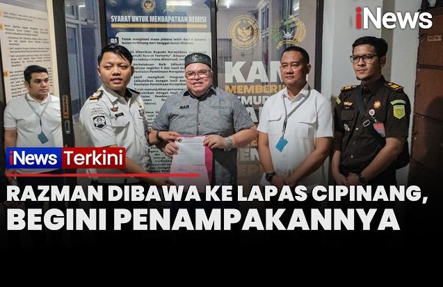 Razman Nasution Dieksekusi di Lapas Cipinang, Begini Penampakannya