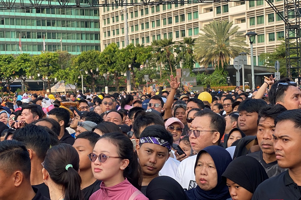Suasana CFD Sudirman-Thamrin Hari Ini, Bundaran HI Kembali Diserbu Warga!
