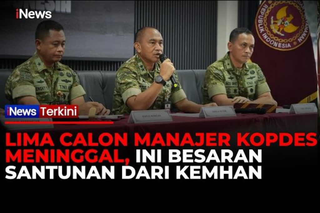 5 Calon Manajer Kopdes Meninggal saat Latsarmil, Kemhan Beri Santunan Rp50 Juta