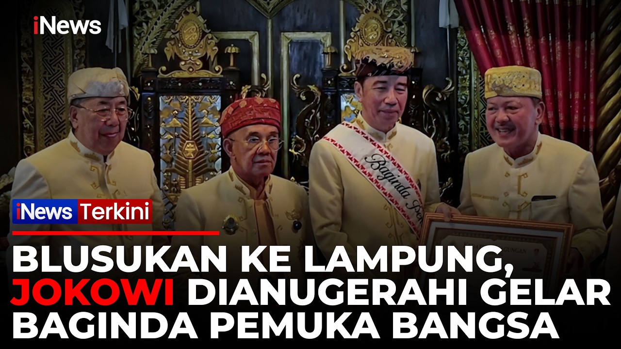 Sapa Warga di Lampung Tengah, Jokowi: Aku Masih Seperti yang Dulu, Masih Orang Kampung