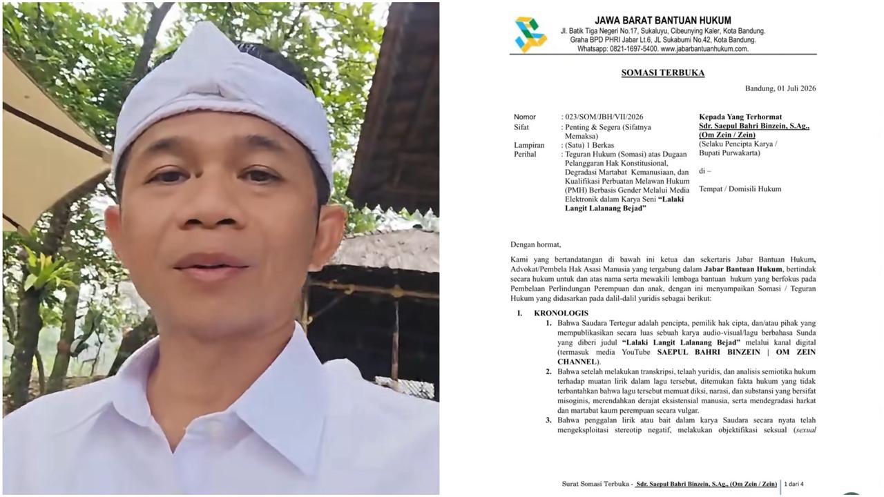 Geger! Bupati Purwakarta Disomasi gegara Lagu Lalaki Langit Lalanang Bejat yang Dinilai Rendahkan Perempuan