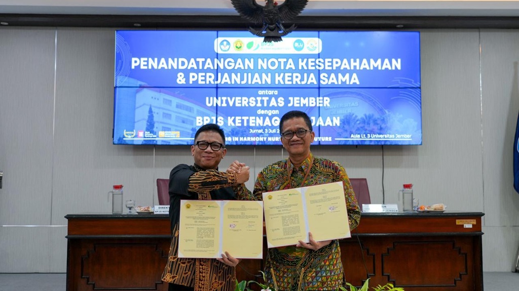 BPJS Ketenagakerjaan Gandeng UNEJ, Mahasiswa Magang dan KKN Kini Dilindungi JKK-JKM