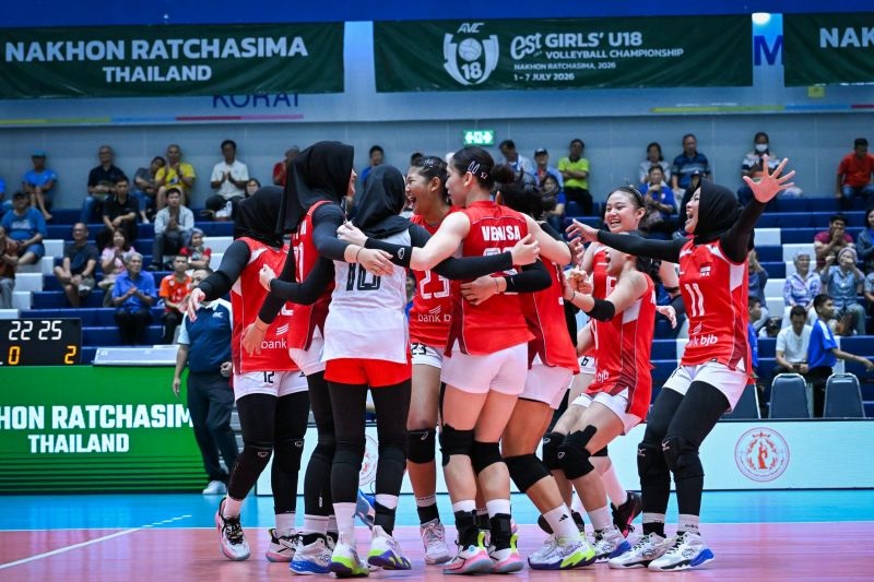 Timnas Voli Putri Indonesia Hajar Iran 3-0, Peluang ke Delapan Besar AVC U-18 2026 Terbuka