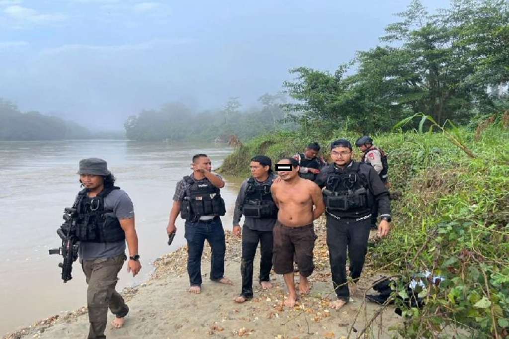 Penyerang Polisi yang Tewaskan Aipda Yudhi di Katingan Ditangkap, Bersembunyi di Sungai