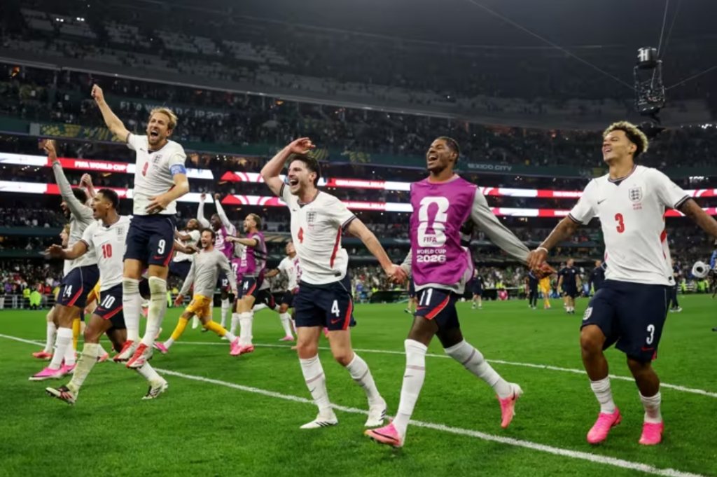 Inggris Singkirkan Meksiko di Stadion Azteca, Bellingham Antar The Three Lions ke Perempat Final Piala Dunia 2026