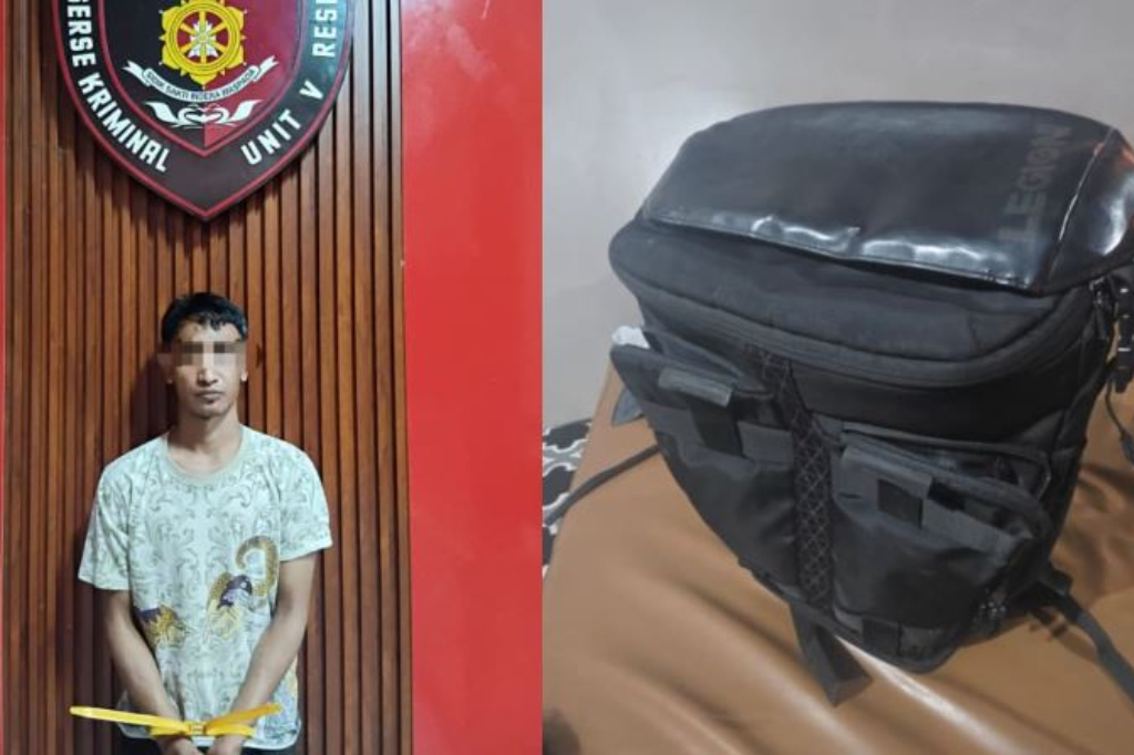 Terekam CCTV, Pencuri Tas di Stasiun Tawang Semarang yang Viral Ditangkap di Demak