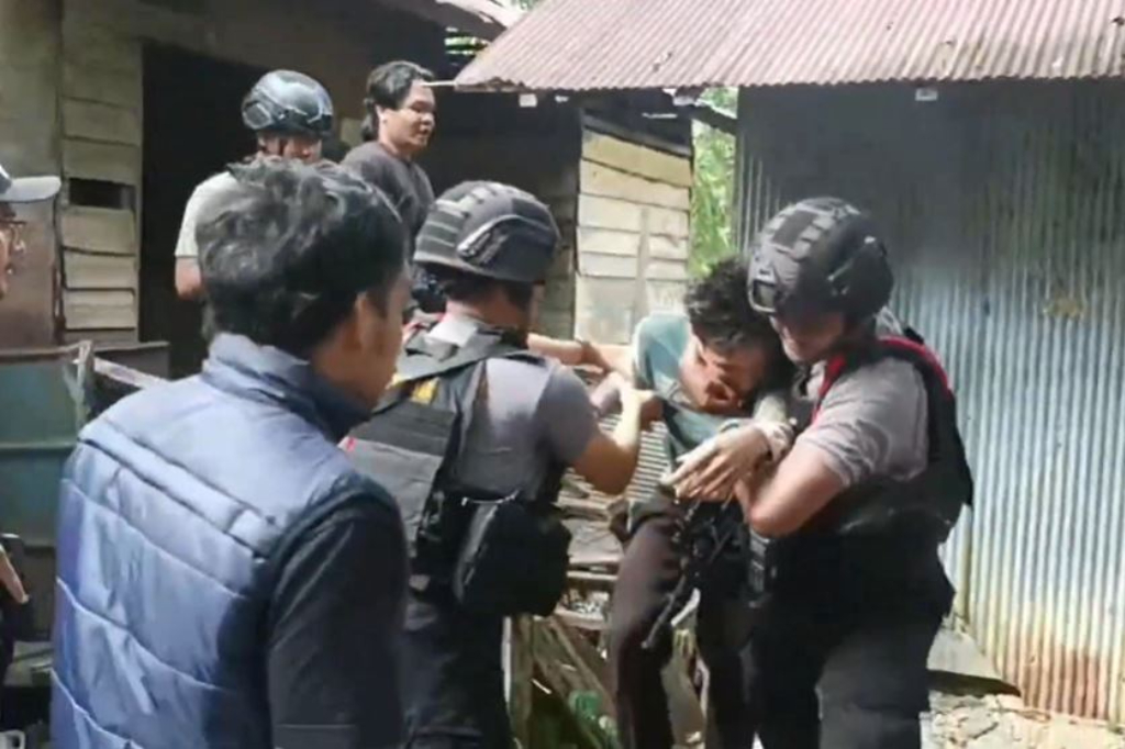 Penyerangan Polisi di Katingan, Pelaku Kedua Ditangkap Bawa Barang Bukti Parang