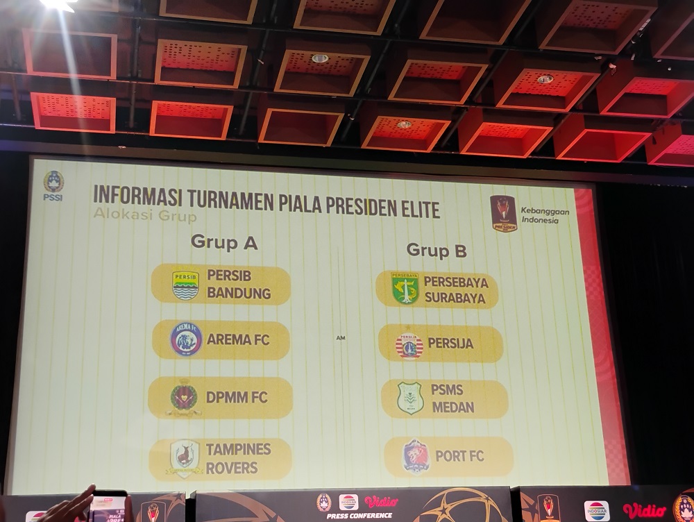 Daftar Pembagian Grup Piala Presiden 2026: Persija Segrup dengan Juara Bertahan