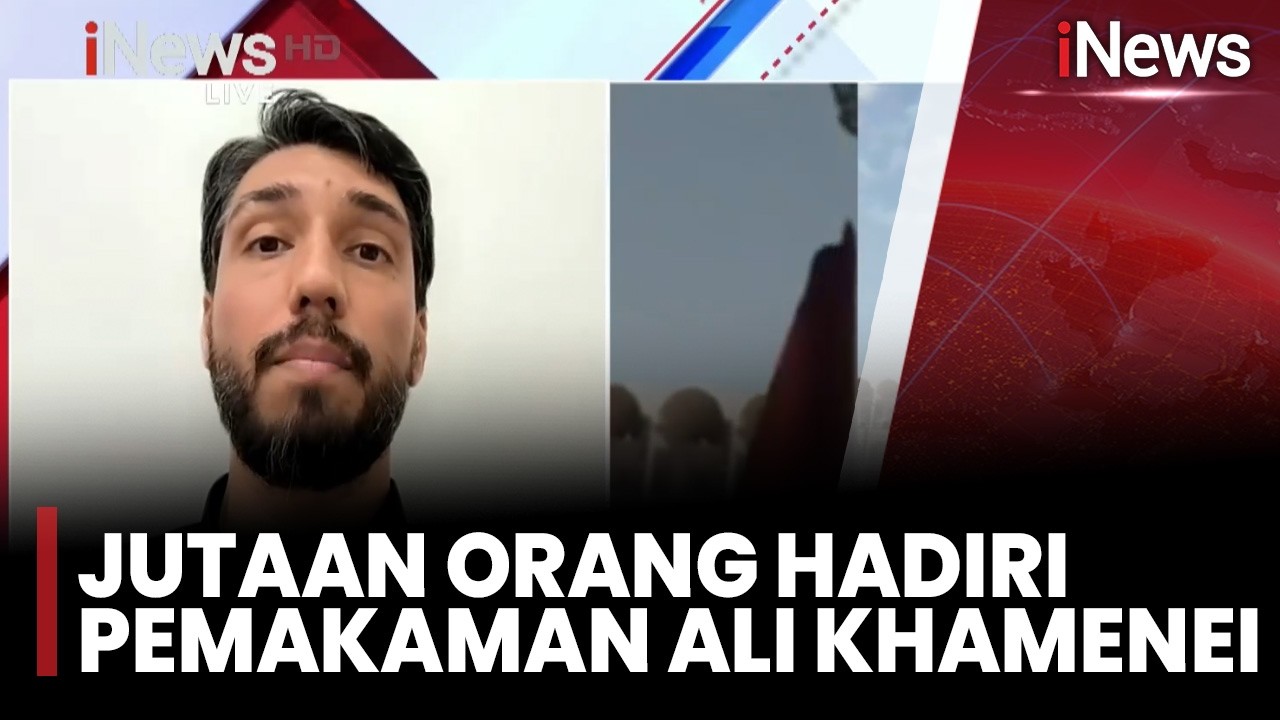 Jutaan Warga Tumpah Ruah di Teheran, Pelayat Berebut Sentuh Peti Jenazah Ali Khamenei Sebelum Disalatkan 