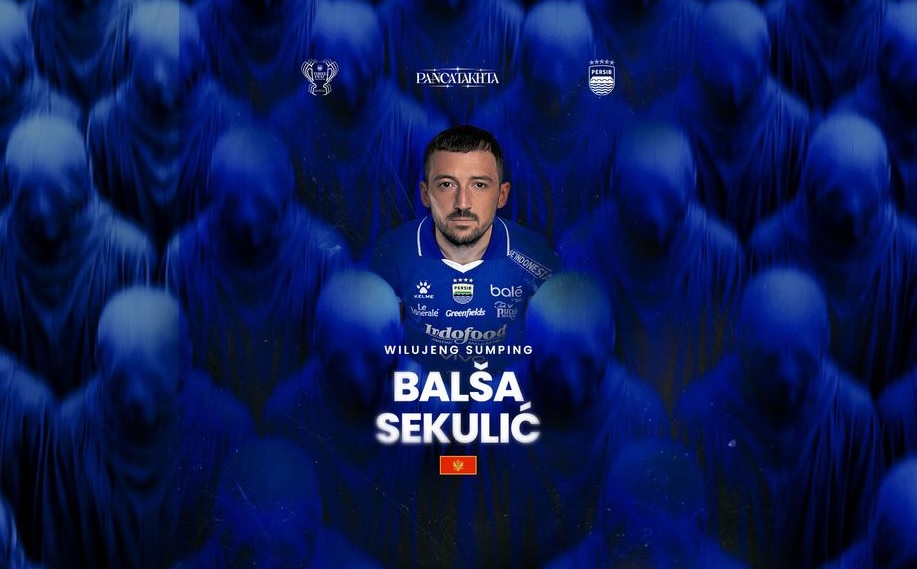 Persib Bandung Amankan Topskor Liga Montenegro, Balsa Sekulic Resmi Jadi Mesin Gol Baru