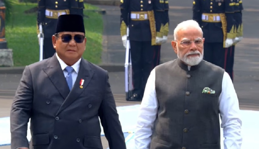 Prabowo-Narendra Modi Sepakat Tingkatkan Kerja Sama Hankam hingga Penanggulangan Terorisme